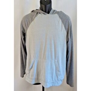 Hang Ten Surfware Lightweight Hoodie Two Tone Gray Size Small